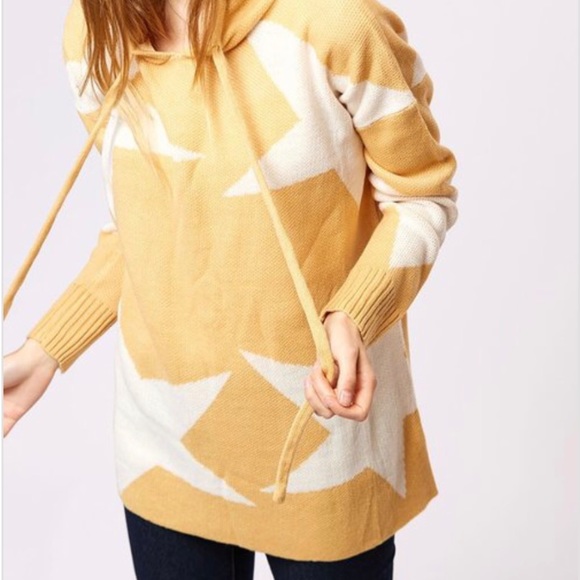 SALE🫶 Oversized Knit sweater Slouchy hoodie - Picture 6 of 7